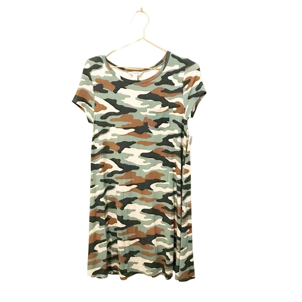 Arizona jean company Camo shift dress size small NWT